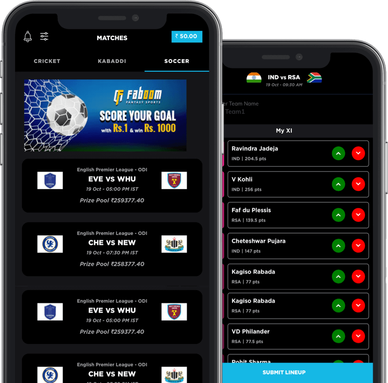 The daily fantasy gaming experience explicitly designed for Indian sports expertsn