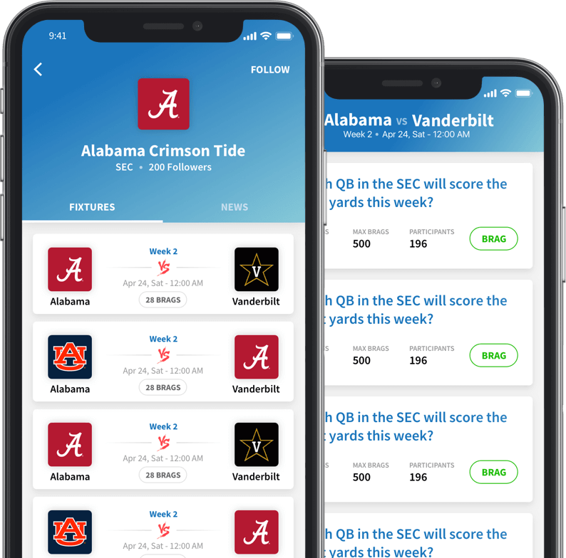 Leading-edge fantasy sports platform dedicated to college sports