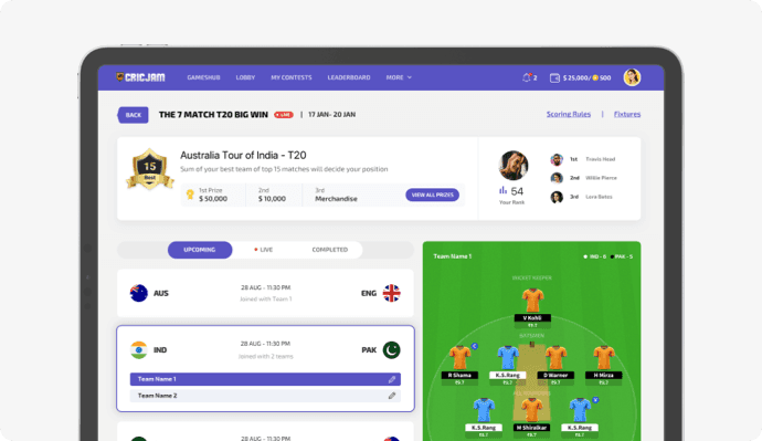 Global Fantasy Cricket Leagues