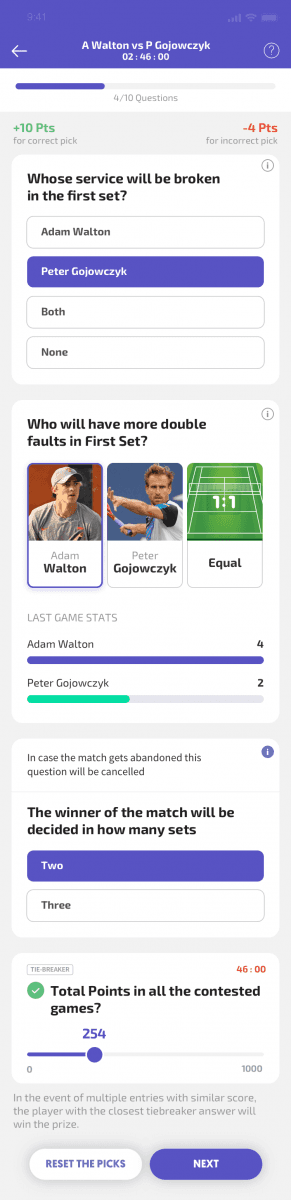 Live Predictor Games