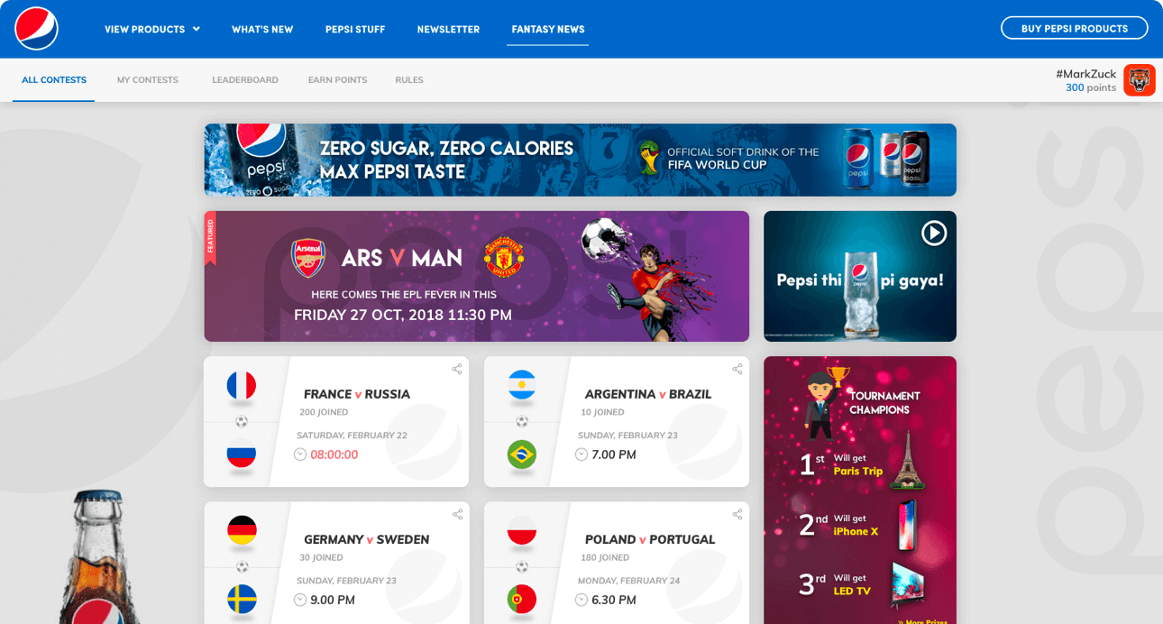 fantasy politics website & app development by Vinfotech