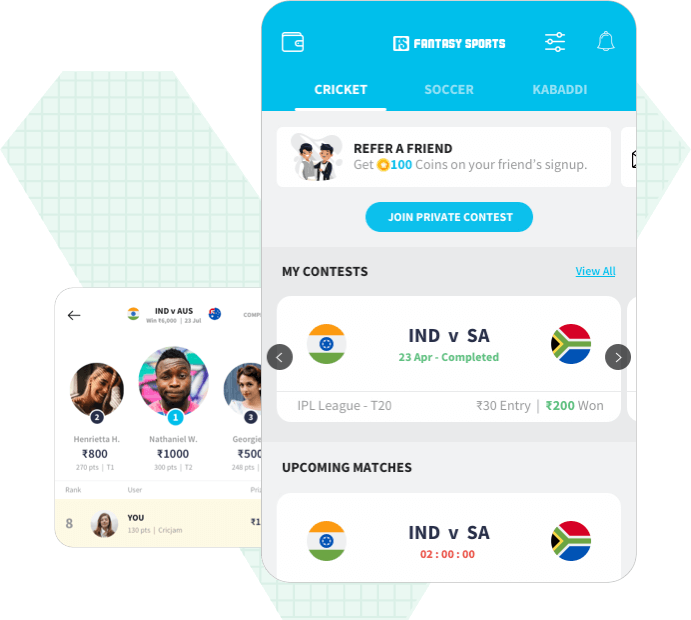 Fantasy Sports Solutions by Vinfotech