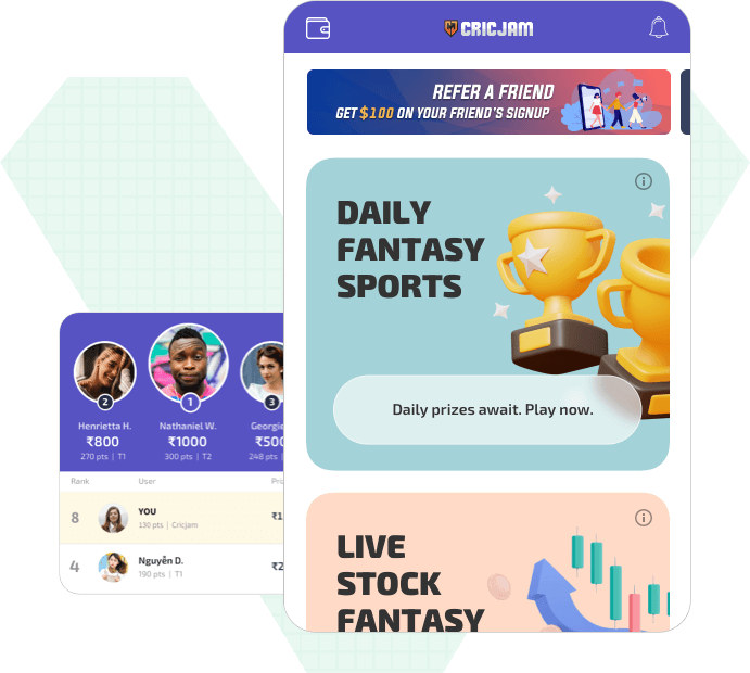  fantasy sports app development company by Vinfotech