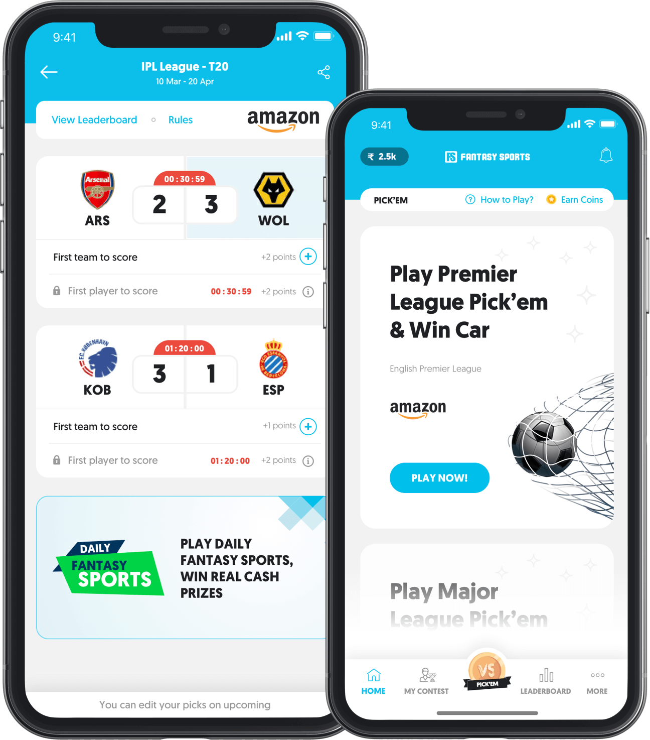 A fantasy sports variant which is easy to play the game a user simply has to predict the winner of the game to earn coins developed by Vinfotech