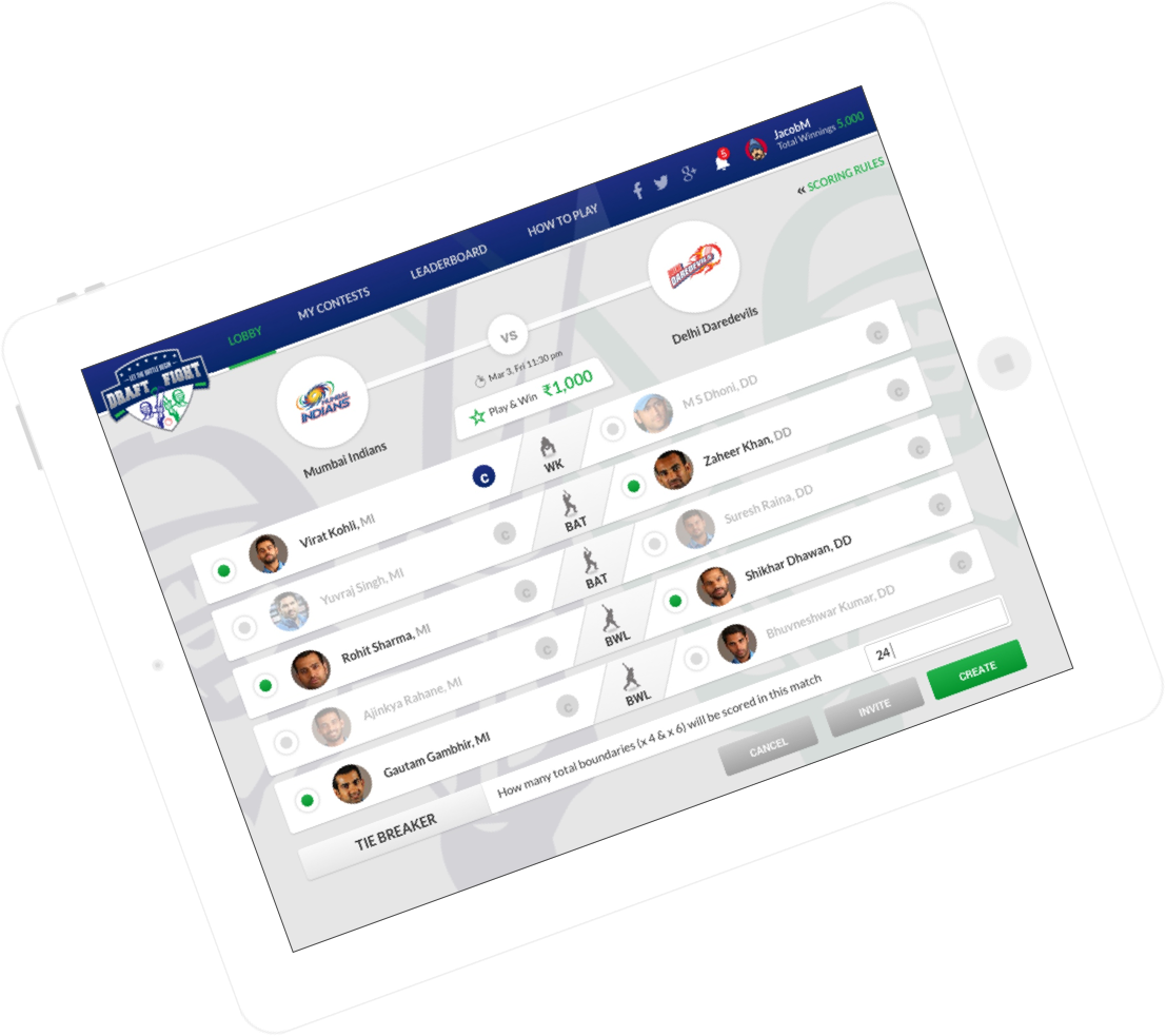 Fantasy sports app development for customer engagement by Vinfotech