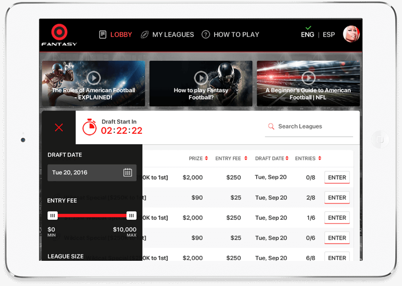 Best season-long fantasy football software by Vinfotech