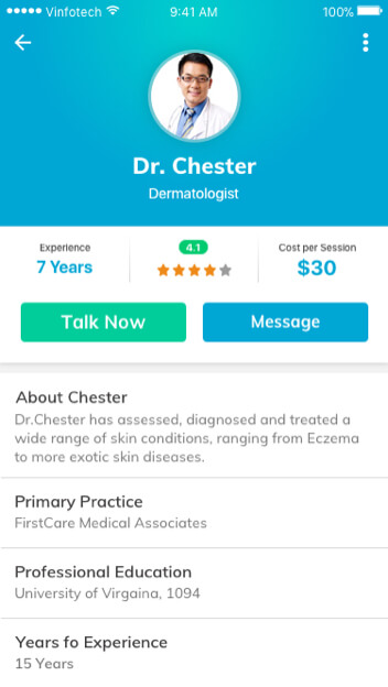 Telehealth Software Solutions for Dermatology – Registration by Vinfotech